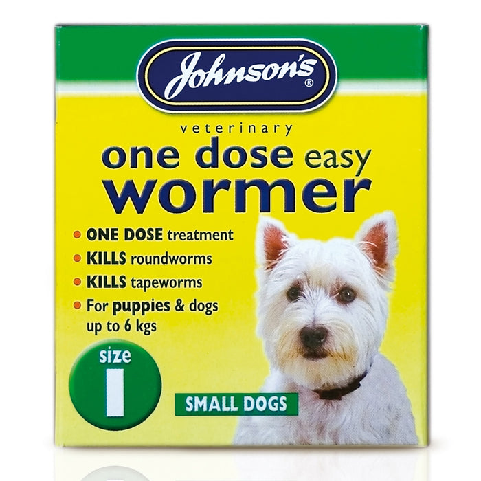 JVP 1 Dose Wormer Dogs Size 1(6x3Tab)