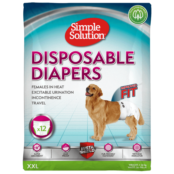 S Solution Bitch Disposable Diapers x12