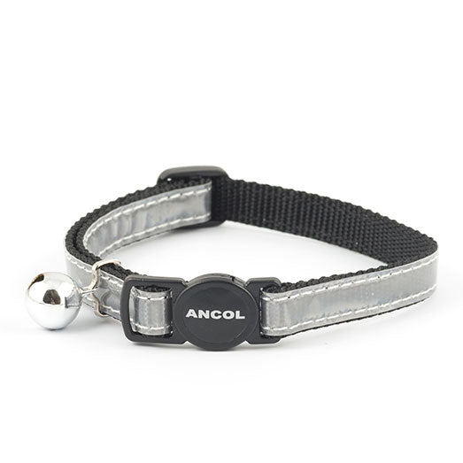 Ancol Cat Collar Refl Gloss Silver