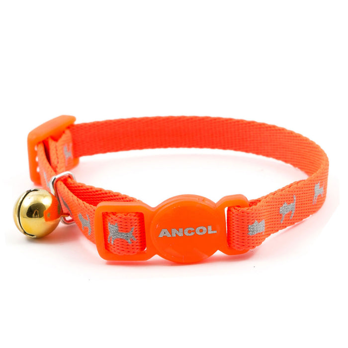 Ancol Kitten Collar Hi-Vis Orange