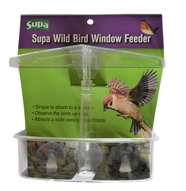 Supa Wild Bird Window Feeder