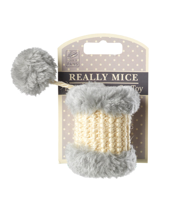 HOP Really Mice Pom Pom Cat Toy x4