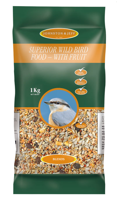 JJ Superior Wild Bird with Fruit 1kg x12