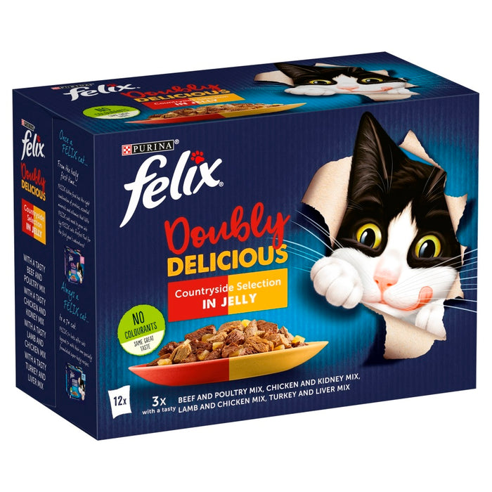 Felix Pch Double Delic Meat 4x12x100g