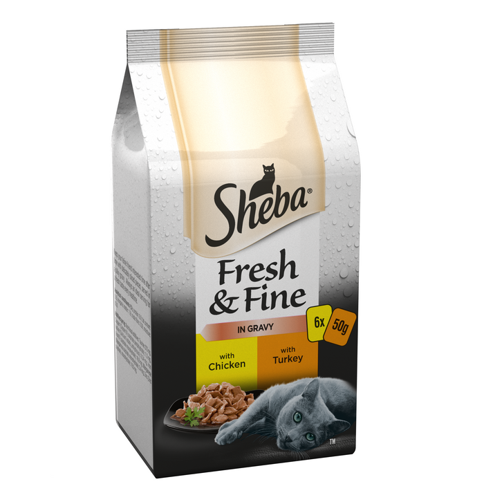 Sheba Pch Fresh & Fine Ch&Tk CIG 8x6x50g