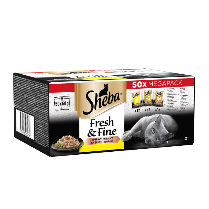 Sheba Pch Fresh & Fine Plty CIG 50x50g