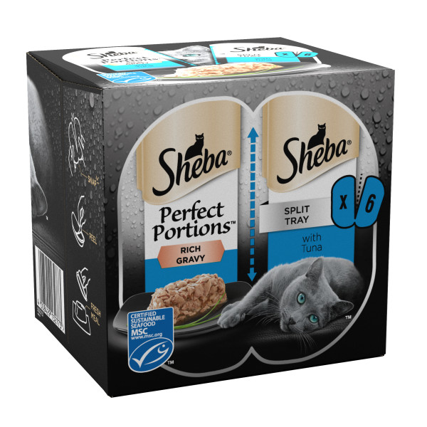 Sheba Perfect Portions Tuna Grvy 8x3x75g