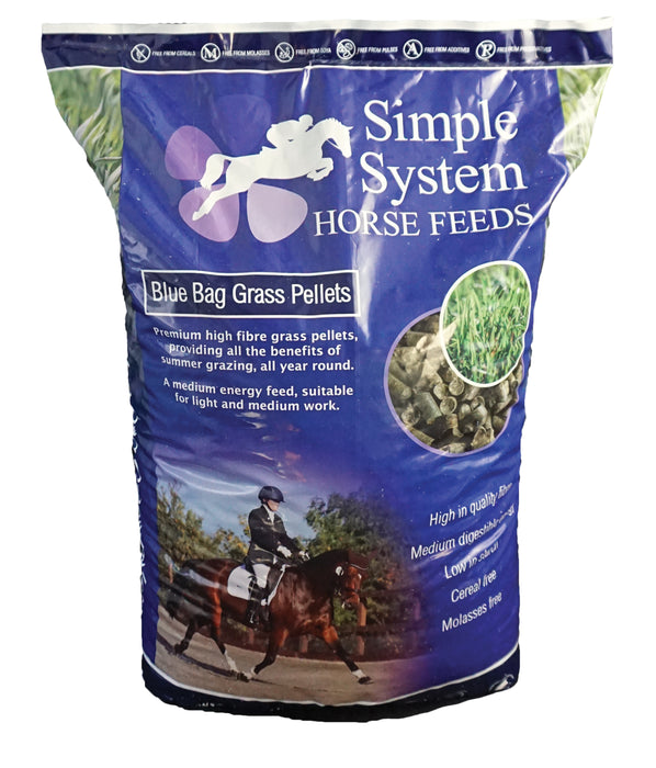 Simple System Blue Bag Grass Pells