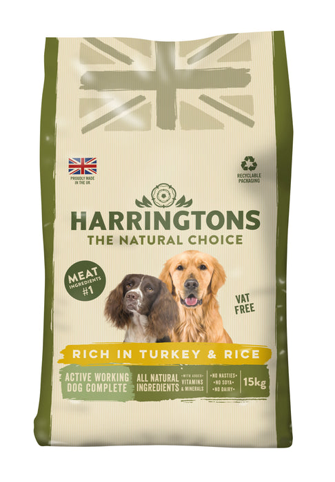 Harringtons Dog Active Work Turkey