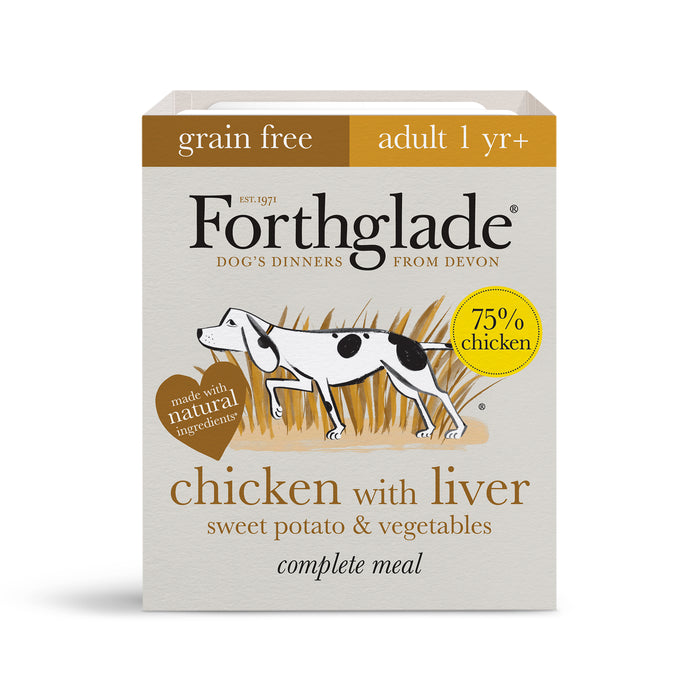 Forthglade Adlt Comp GF Chck Liv 18x395g