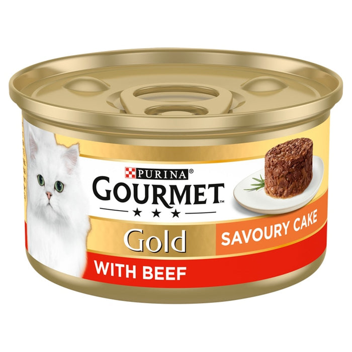 Gourmet Gold Savoury Cake Beef 12x85g