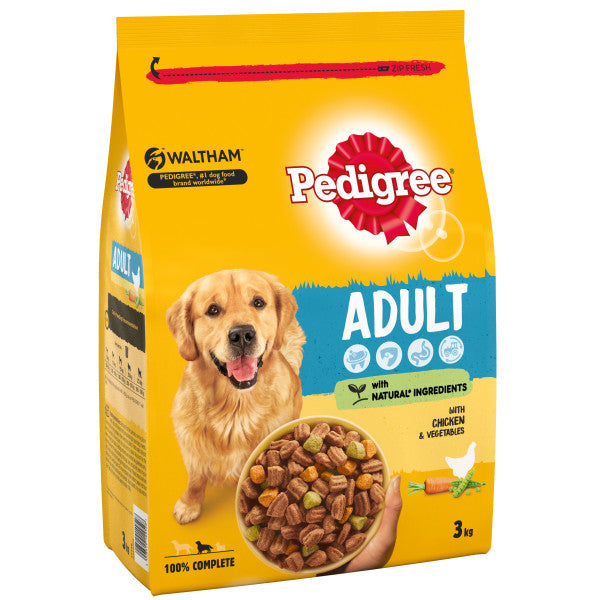 Pedigree Chicken & Veg 3x3kg