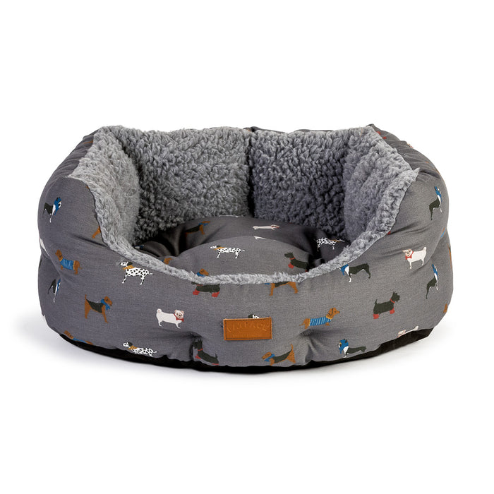 FatFace Marching Dogs Deluxe Slumber Bed