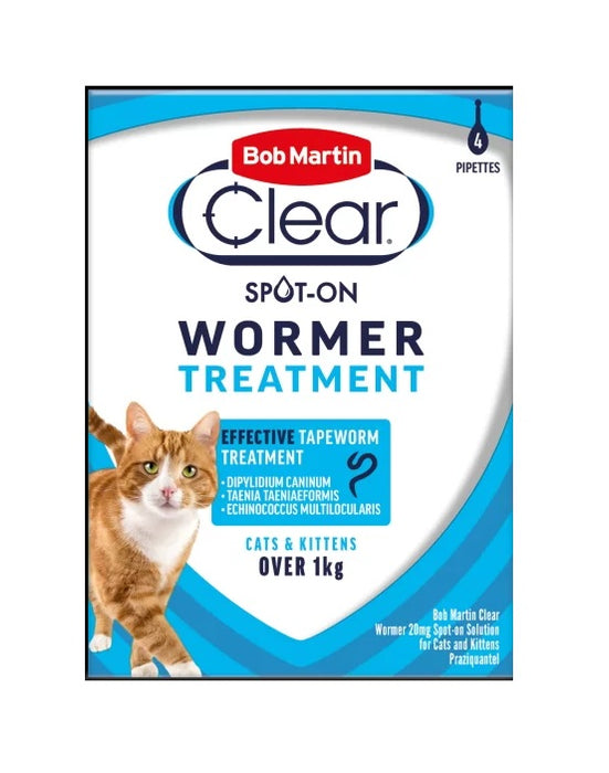 BM Cat Worming Drops (Tubes) 6x4