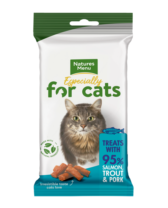 N/Menu Cat Treat Salmon & Trout 12x60g