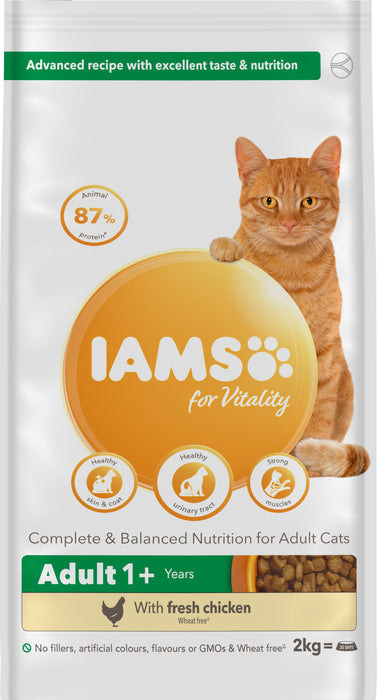 Iams Cat Adult Vitality Chicken 2x2kg