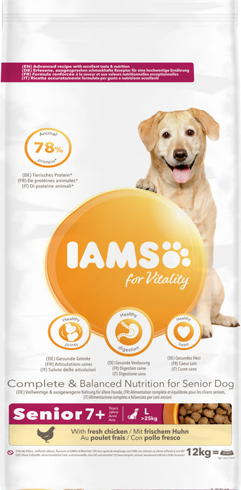 Iams Senior Vitality Large Chicken