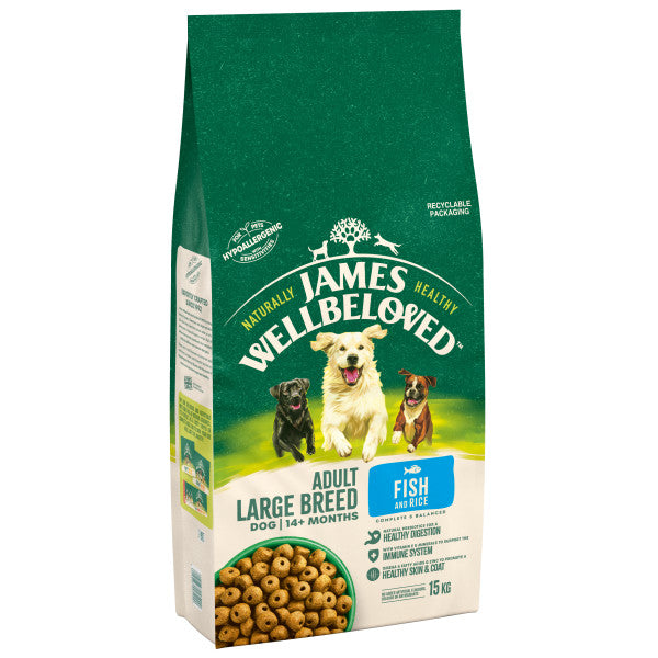 JW Dog Adult Large Breed Fish&Rice