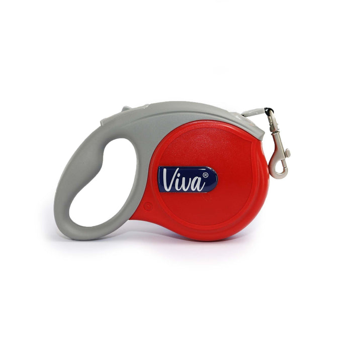 Ancol Viva Retractable Lead Sml Red