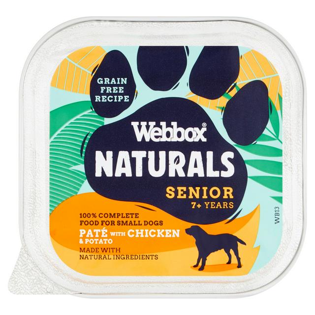 Webbox Nat Dog Sen Chk Pate 11x150g