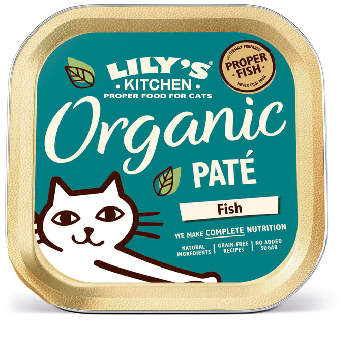 Lilys Kitchen Cat Organic Fish 19x85g