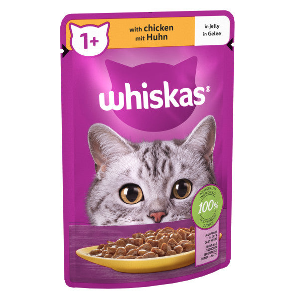 Whiskas Pch 1+ Chicken CIJ 28x85g