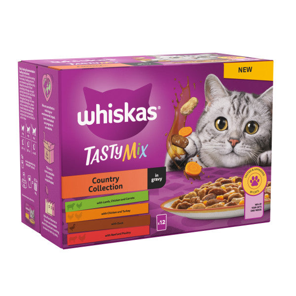 Whiskas Pch 1+ Tasty Country Grv4x12x85g