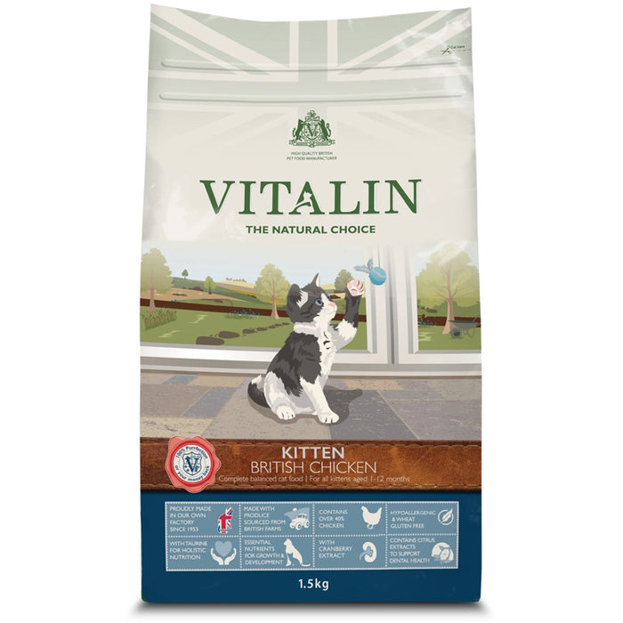 Vitalin Kitten Chicken 6x1.5kg