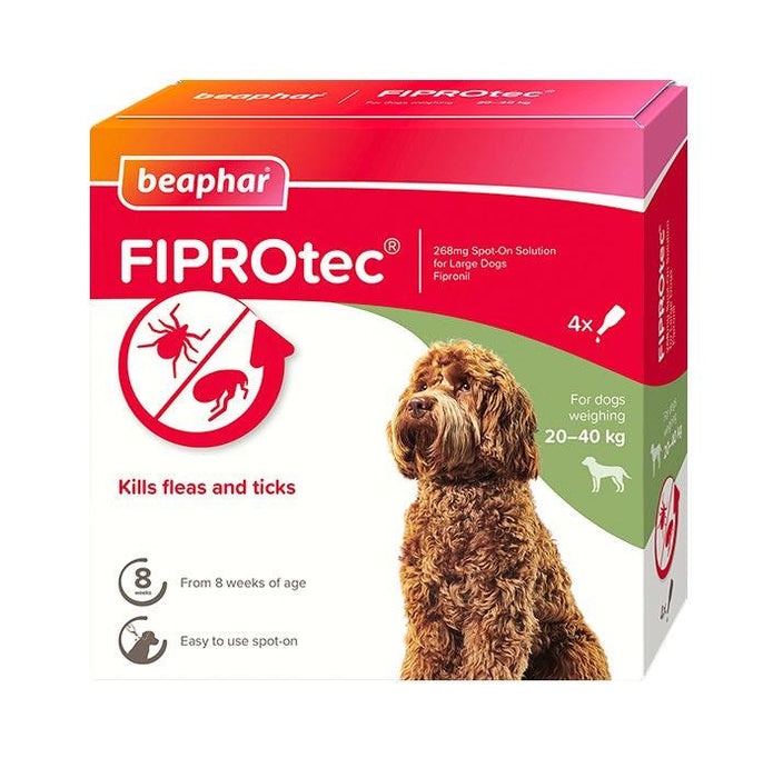 Beaphar FIPROtec Large Dog 4 pipette x6