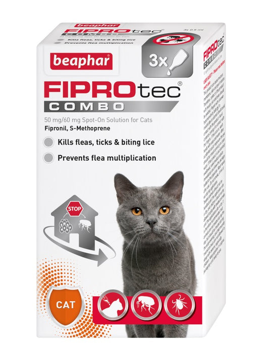 Beaphar FIPROtec COMBO Cat 3 pip x6