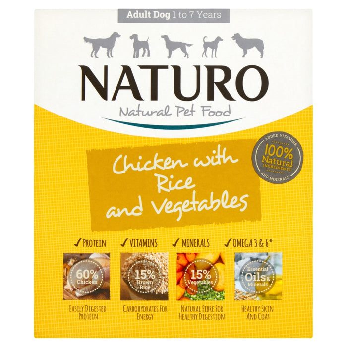 Naturo Adult Chicken R&V Tray 7x400g