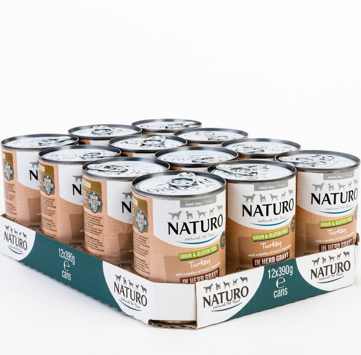 Naturo Adult GGF Turk Gravy Tin 12x390g