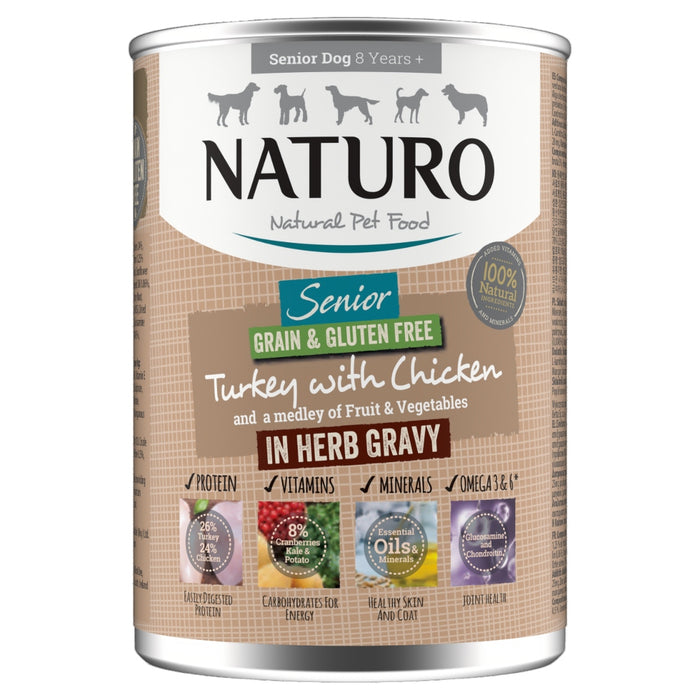 Naturo Senior GGF Turk Gravy Tin 12x390g