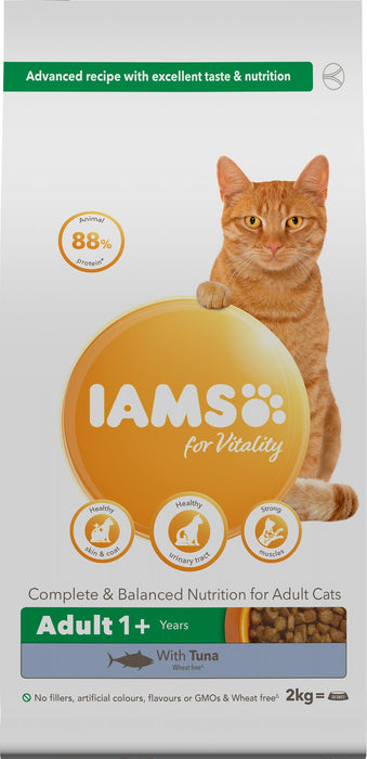 Iams Cat Adult Vitality Tuna 2x2kg