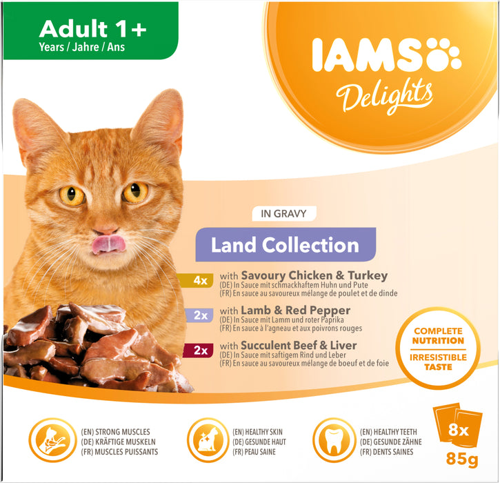 Iams Adult Delight Land Gravy 8x85g