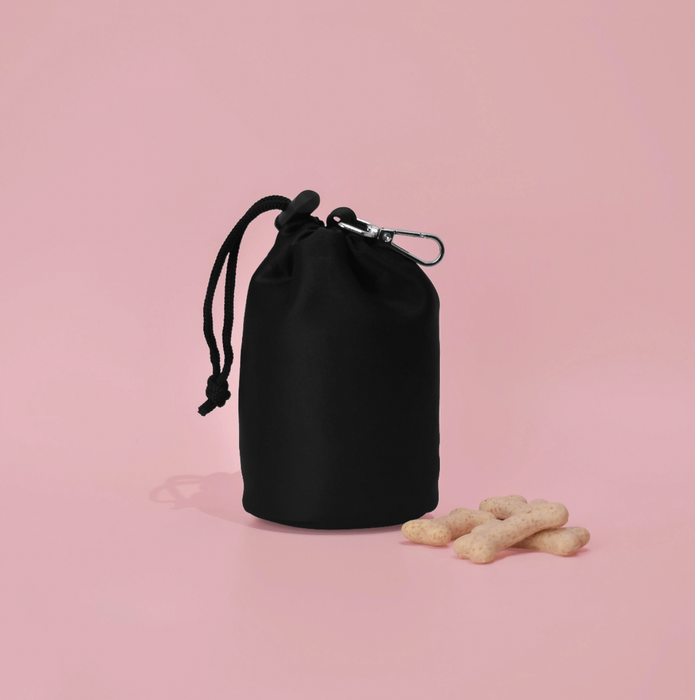 CocoPup London Black drawstring bag