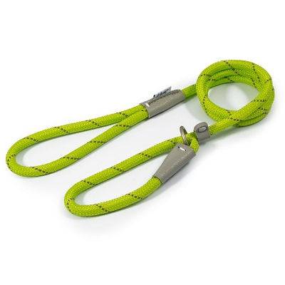 Ancol Viva Rope Refl Slip Lead Lime 1cmAncolLovelyPup.com