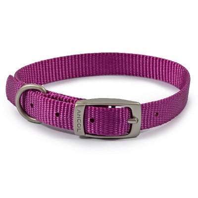 Ancol Viva Buckle Collar Purple 20-26cmAncolLovelyPup.com