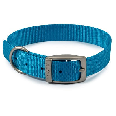 Ancol Viva Buckle Collar Blue 28-36cm