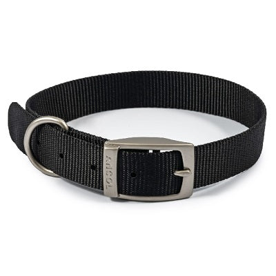 Ancol Viva Buckle Collar Black 28-36cm