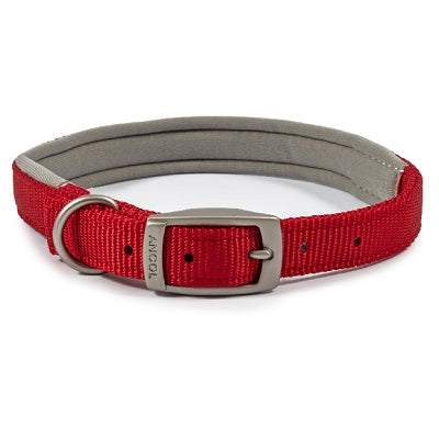 Ancol Viva Pad Buc Collar Red 35-43cmAncolLovelyPup.com