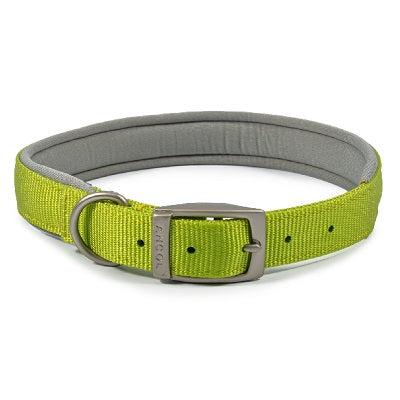 Ancol Viva Pad Buc Collar Lime 35-43cm