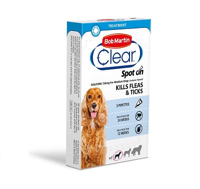 BM Flea Clear Med Dog 24Wk (10-20kg) 3x6
