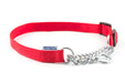 Ancol Nyl Chain Check Collar Red S4-7AncolLovelyPup.com