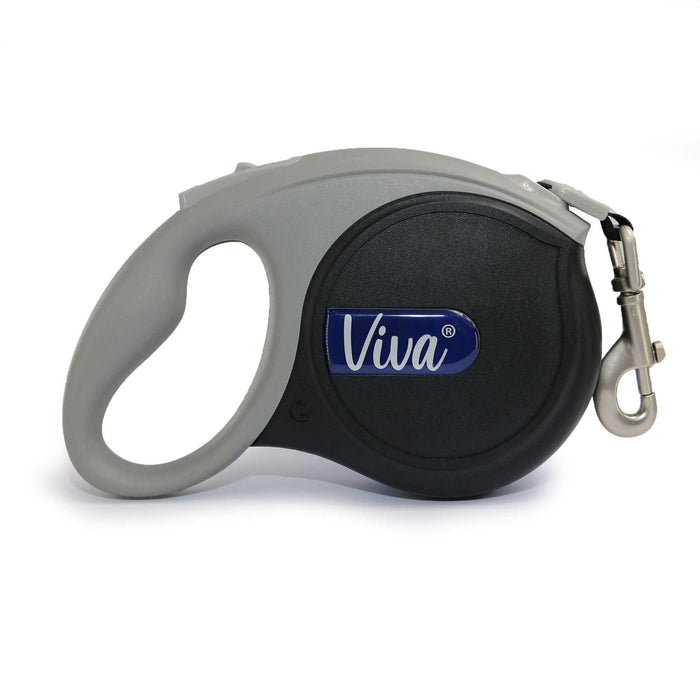 Ancol Viva Retractable Lead Large BlackAncolLovelyPup.com