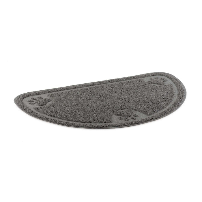 Ancol D-Shape Feeding Mat Grey 60x36cmAncolLovelyPup.com